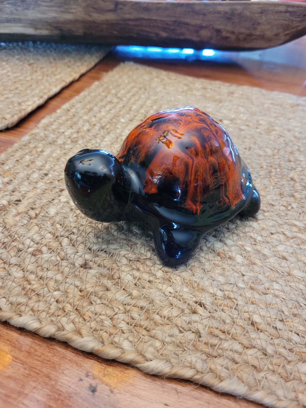 Vintage Cunuck Pottery (Quebec) Turtle Ashtray